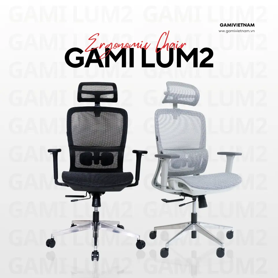 Ghế công thái học Gami Lum 2