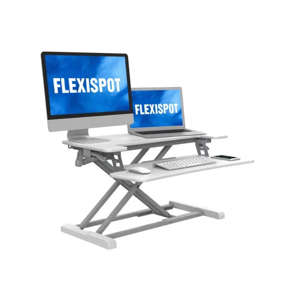 Bàn Điều Chỉnh Nâng Hạ Điện Chuyển Đổi Làm Việc Đứng Ergonomic Flexispot EM7L (Đen)