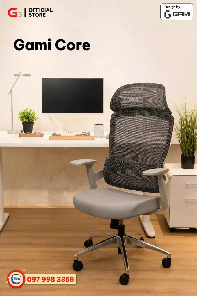 Ghế Gami Core (Đen)