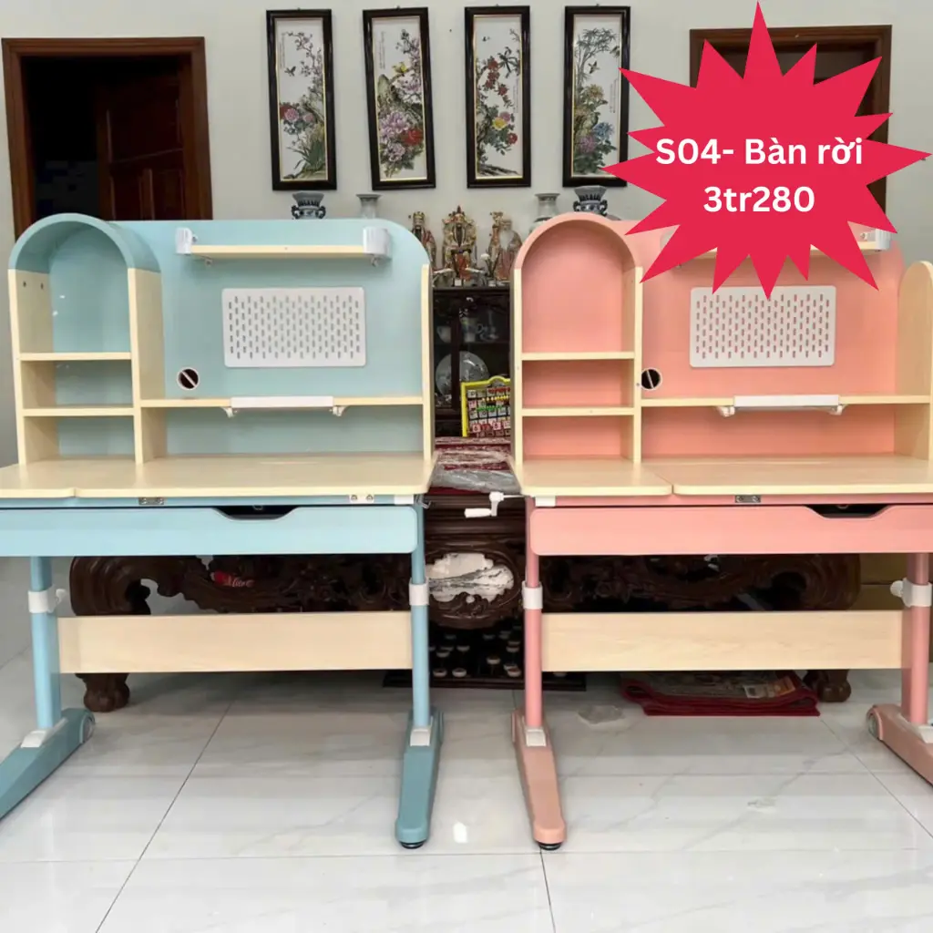 Bàn học sinh S04 (Xám)