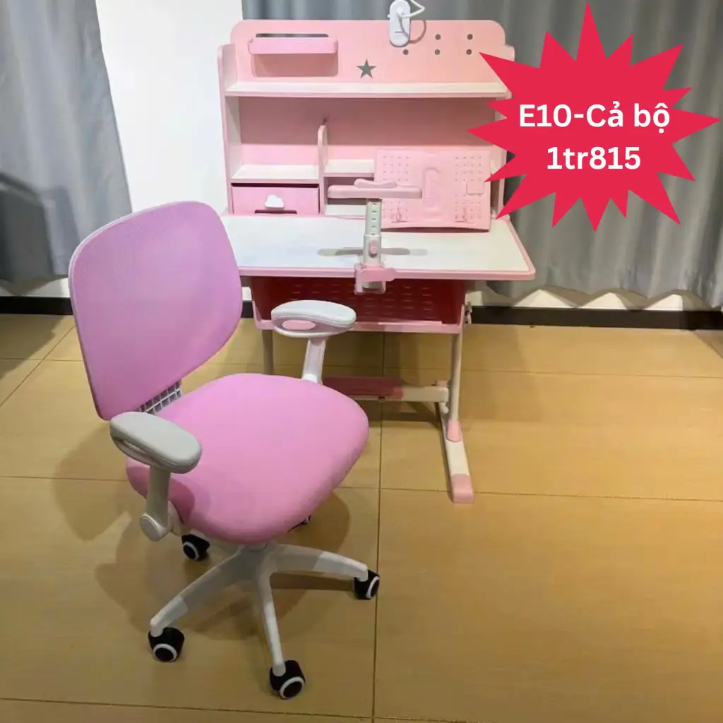 Bộ bàn ghế học sinh E10 (Xám)