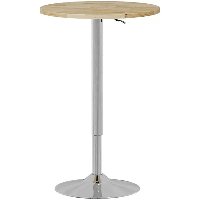 Bàn cafe mặt gỗ tròn BCF109 (Composite)