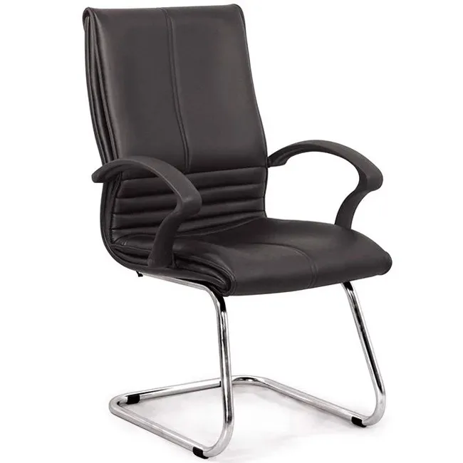 Ghế chân quỳ đệm tựa bọc da GQ02C (Khung thép mạ)